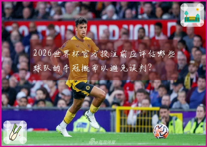 2026世界杯官方投注前应评估哪些球队的夺冠概率以避免误判？